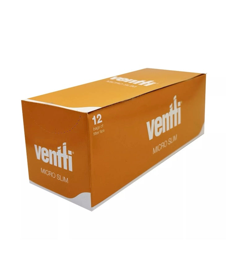 12 Bags One Box Of Ventti Micro Slim Filters