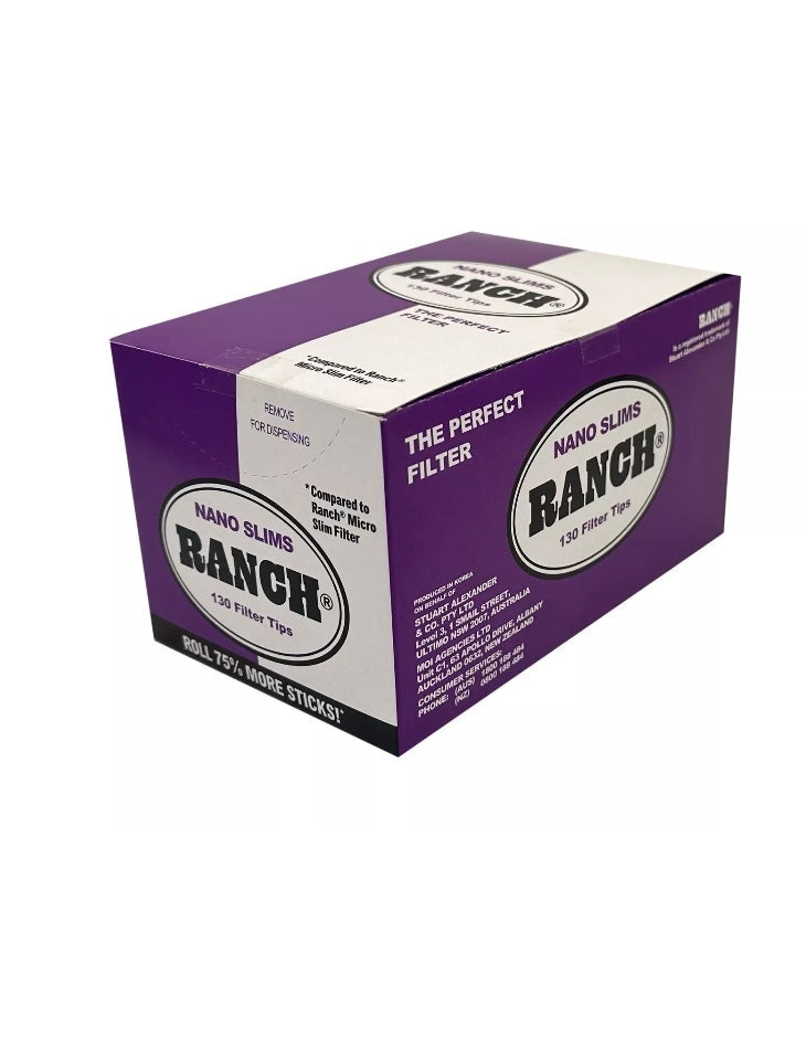 12 Bags One Box Of Ranch Nano Slim Filters